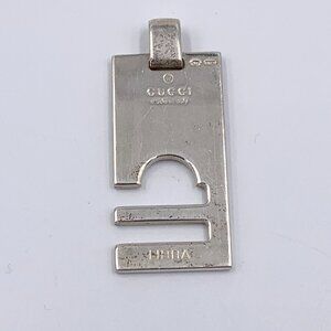 Authentic GUCCI Silver 925 Libra Pendant